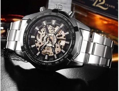 Luxein Vanguard | Men's Automatic Skeleton Business Watch