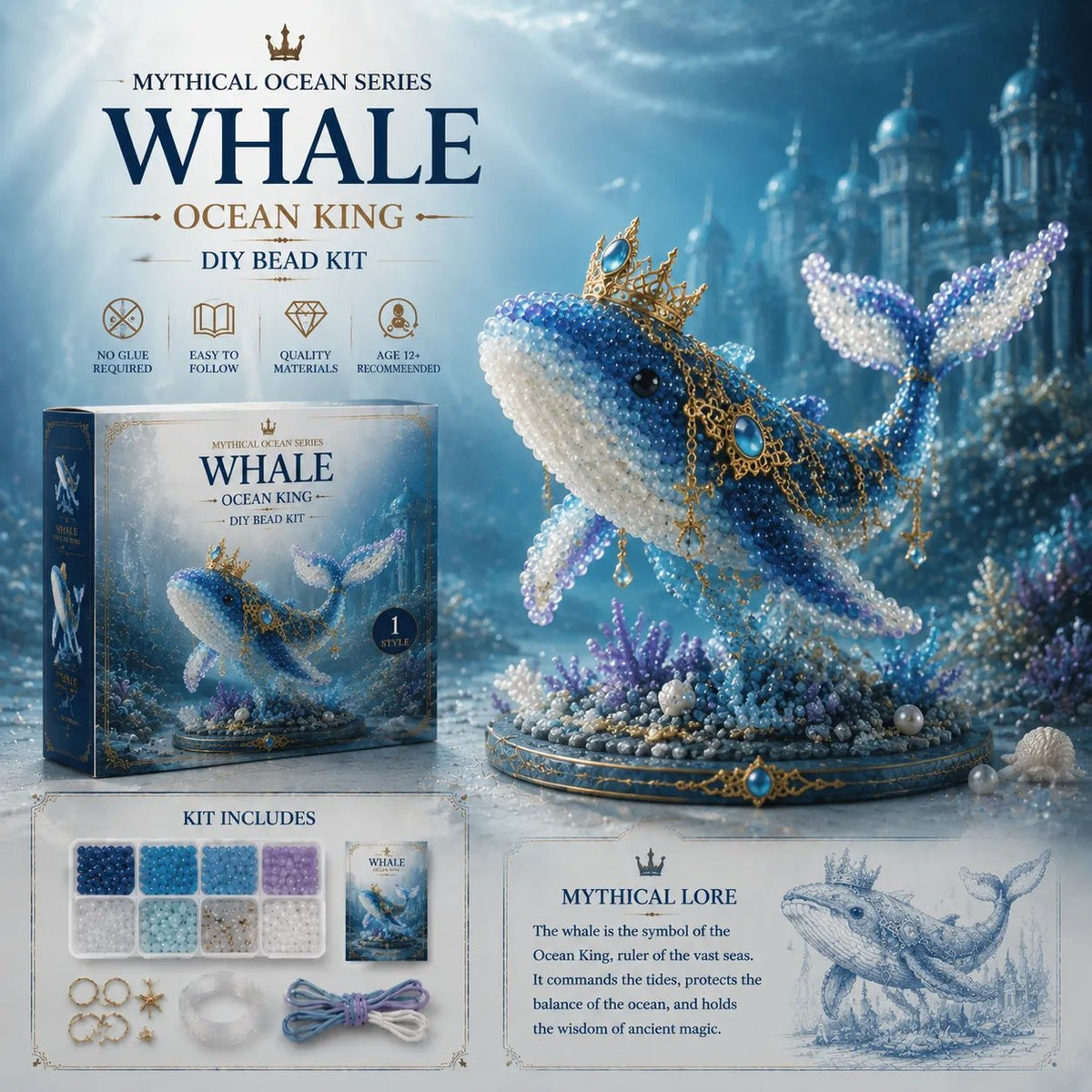 🌊 Mythical Ocean DIY Bead Kit