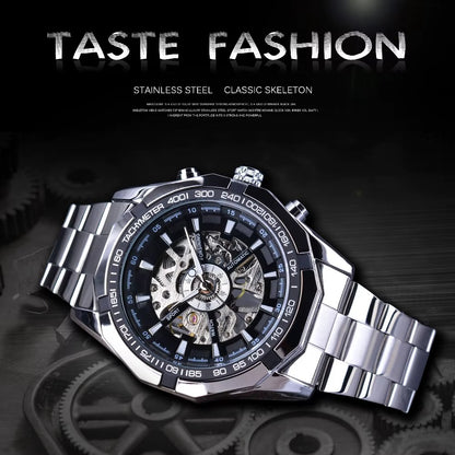 Luxein Vanguard | Men's Automatic Skeleton Business Watch